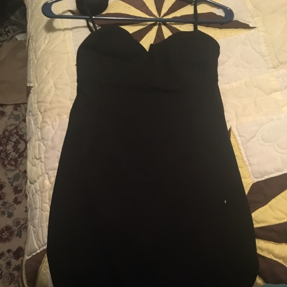 Silence and Noise Black Strapless Dress
